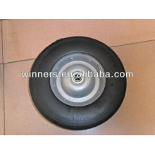 10x2.75 wide solid rubber coated wheel 10"